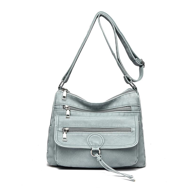 Women's Large Capacity Bag Multi-compartment Crossbody Bag Commuter Shoulder Bag