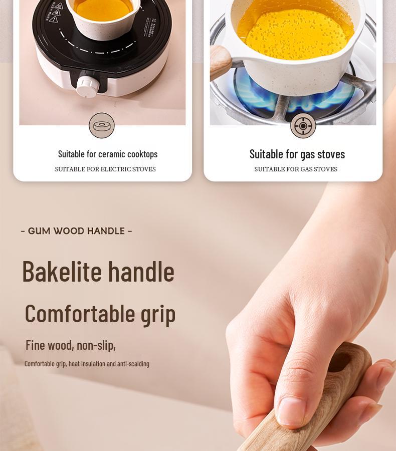 Maifan Stone Non-Stick Oil Splatter Mini Pan for Fried Eggs