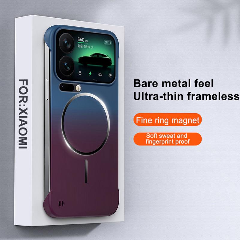 Delicate and Skin-friendly Gradient Strong Magnetic Case For Xiaomi 17 Pro Max Mi 17 Pro 15 Pro Mi 14 Ultra-Thin Protect Cover