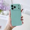 Quadratische Quadratische Flüssigsilikon-Handyhülle für iPhone 17 Air 16 15 14 11 Pro Max Plus 12 13 mini XR Xs 7/8 SE 16E trataLuxuriöse Kameraschutzhülle