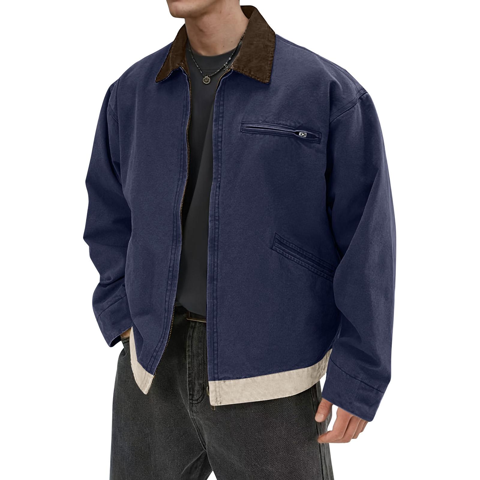 

Мужская однотонная камуфляжная куртка для активного отдыха, мужская повседневная куртка на пуговицах с карманами XXL