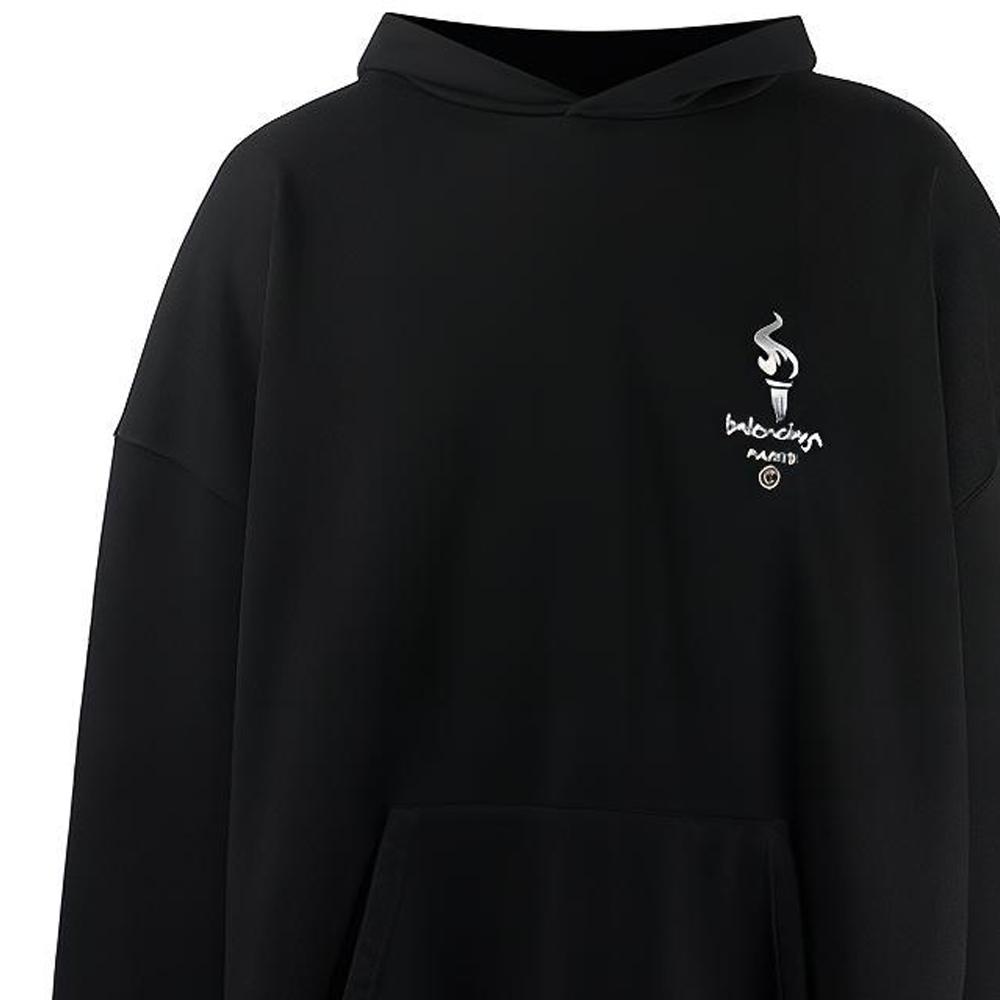 Balenciaga Sweatshirt Unisex Black 620973TIV451070