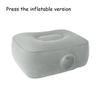 1pcs Thickened PVC Inflatable Foot Pad for Travel, Airplane Travel, Inflatable Footstool for Home Use
