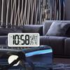 Square Wall Clock Series 13.8inch Large Digital Jumbo Electronic Clock Multi-Functional Big Screen Number Digital Alarm Clock