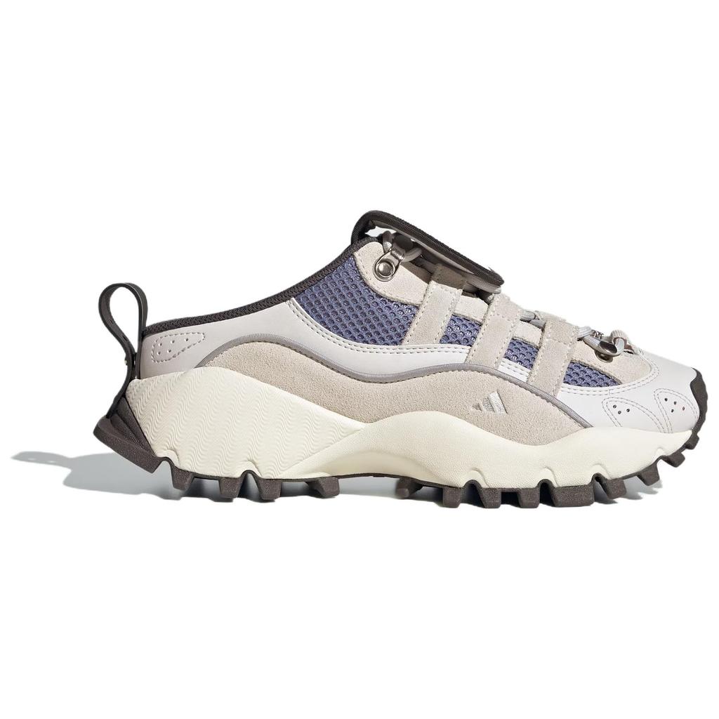 Adidas Fos Seeulater Mule Versatile Comfortable Durable Low-Top Casual Shoes Women Casual Shoes Light-Gray KJ4042