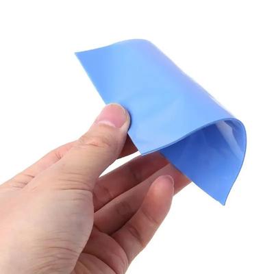 1Pcs New 0.5mm Thickness Silicone Pad Heatsink 100x100x0.5mm Blue Thermal Pad Non-Conductive Cooling Pad for Laptop CPU GPU