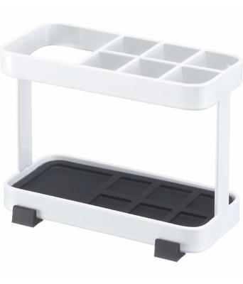 Yamazaki Jitsugyo Tooth Brush Stand White W11 X D5 X H8cm Tower Toothbrush Stand Washroom 6802 (Yamazaki) Approx.