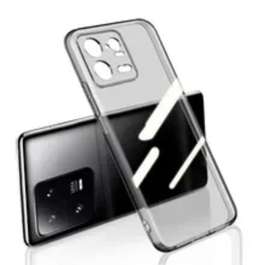 Protection Silicone Case For Xiaomi Mi 13 13T 12 12X 12S 11 10 10T Pro Lite Ultra Transparent Black Cover Back Shell