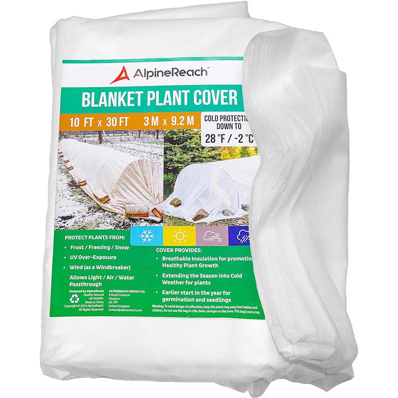 Thickened Non-woven Frost Protection Blanket for Plants - White Cold-Proof Cover Cloth