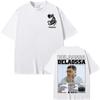 Rapper Delaossa Album Graphic T-shirts for Men Fashion Gothic Retro Short Sleeve Unisex Casual 100% Cotton T-shirt