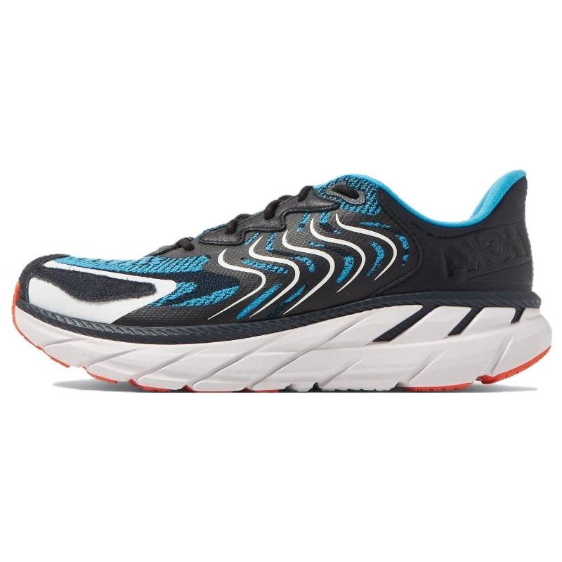HOKA ONE ONE Clifton LS Men s Low-Top Running Shoes Black Blue 1141550-BDVB EU 38.5