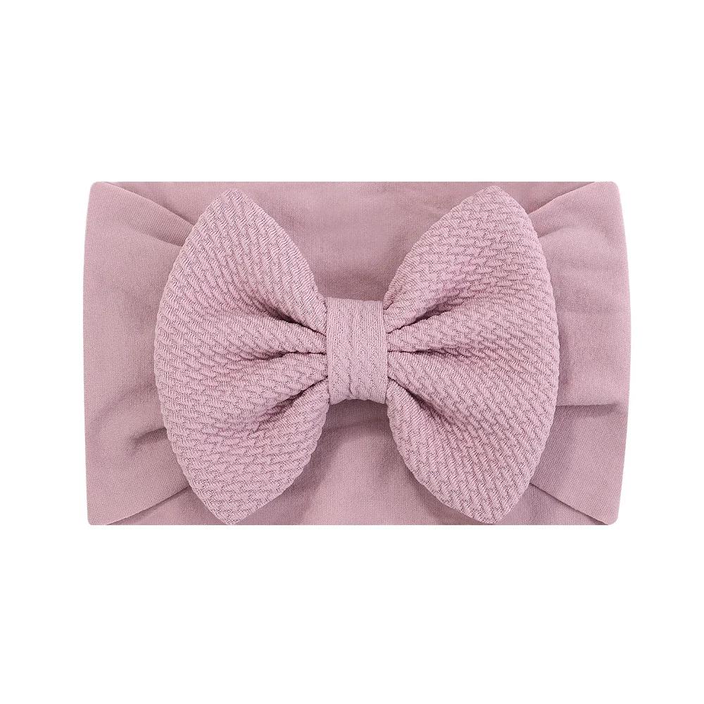 1Pc Headband Nylon Infants Toddlers Elastic Hair Band for Newborn Girl Princess Bowknot Cute Baby Hair Accessories