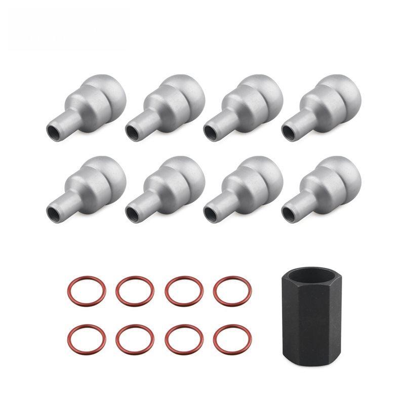 High Pressure Oil Rail Ball Tube Repair Kit Tool O-Ring For Ford 6.0L V8 Powerstroke Turbo Diesel 2003-2010