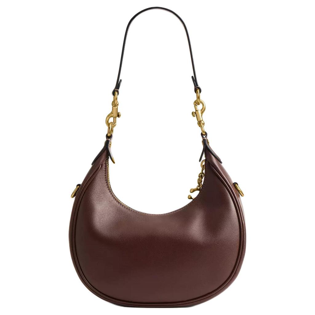 Coach Jonie 22 Leather Shoulder Crossbody Bag Women Bags Brown Gold CBG16-B4MPL