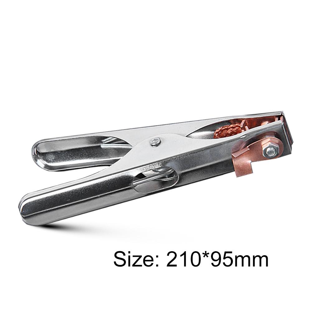 300A Earth Ground Cable Clip Clamp Welding 175mm Manual Welder Electrode Holder