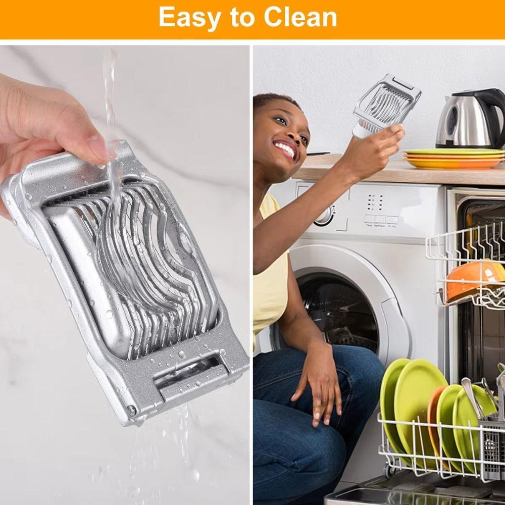 Multifunctional Strawberry Slicer Heavy Duty Egg Cutter Kitchen Sectioner Egg Slicer Ham