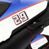 Motocyklové doplňky Samolepka Styling auta a nálepky 0 až 9 Kreativní arabská čísla Závodní číslo Helma Závodní vinylové nálepky