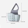 Double-layer Sink Hanging Bag Kitchen Rack Faucet Sponge Holder Storage Hanging Basket Kitchen Storage Rack Sink Accessories