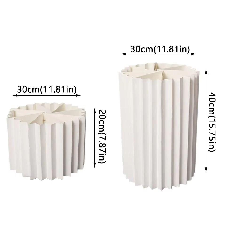 Paper Cylinder Display Stand Foldable Table Columns Roman Column Flower Stand  Wedding Party
