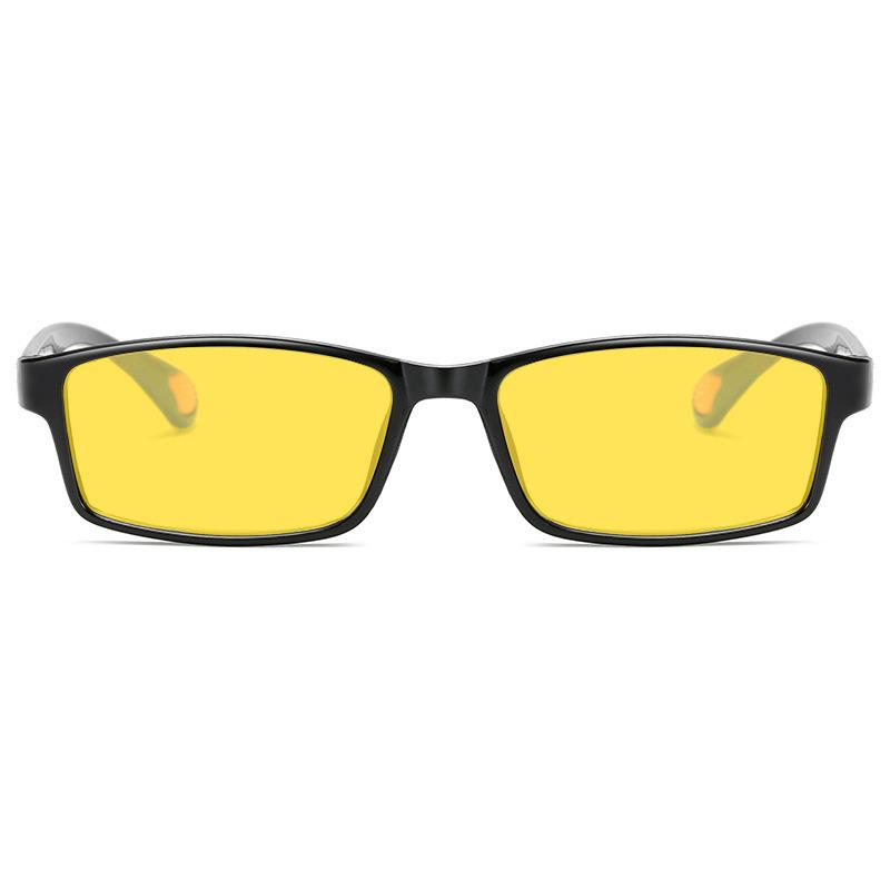 Y3017 Men's Night Vision & Anti-Blue Light Glasses, Clear Lenses for Screen Use and High Beam Protection While Driving