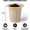 Jednorázové kávové filtry pro můj K-Cup, K-Carafe, Cuisinart SS-RFC a další velké opakovaně použitelné filtrační kalíšky (Nebělený 100 kusů)
