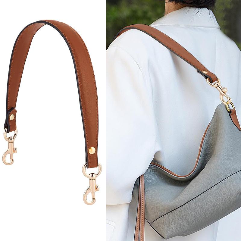 Handgepäck-Ersatztasche, Handschlaufe, Feinkörnige einfarbige Wechseltasche, Riemen, Leder-Handtasche, Kurze Tasche.
