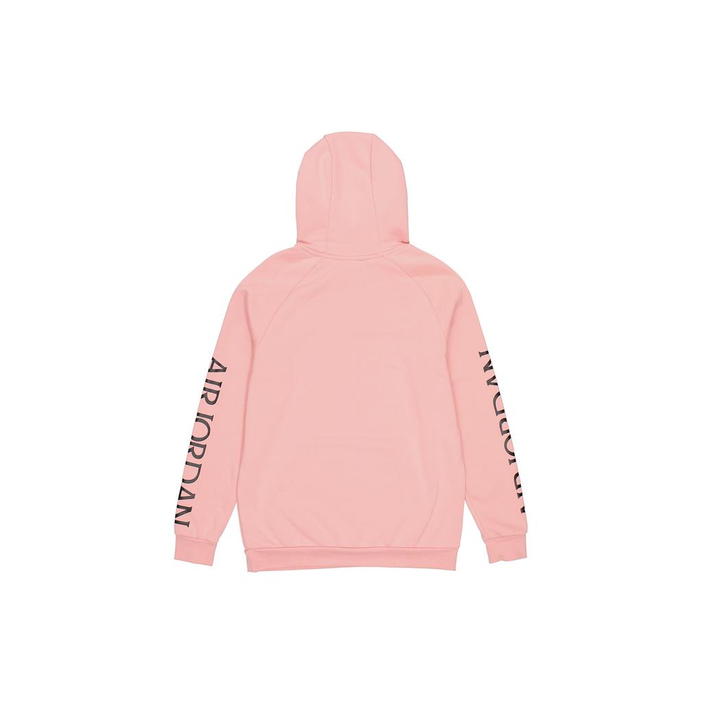 Air Jordan Alphabet Logo Pullover Hooded Fleece Pink Unisex DH9505-648