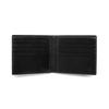Gucci Hot Stamped Logo Cowhide Short Bi-fold Card Holder Wallet Men's Black