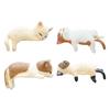 Cute Cartoon Cat Decor PVC Home Decor for Computer Top Fish Tank Aquarium Edge Mini Cat Landscape Desk Ornaments