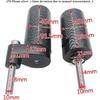 Fit For Yamaha YZF-R6 YZFR6 2008 2009 2010 2011 2012 2013 2014 Motorcycle Black Frame Sliders Crash Falling Protection YZF R6 (Black)