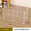 Pet Iron Mesh Detachable Fence: Indoor Gate, Isolation Guardrail, Escape-Proof, Easy Assembly