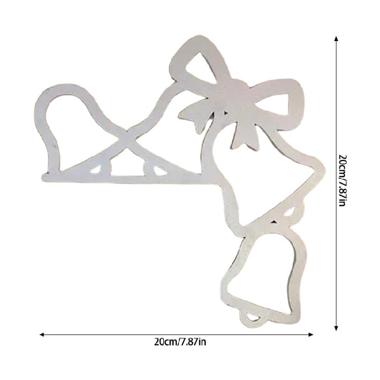 Door Frame Sign Christmas Wall Corner Decoration Metal Door Toppers Ornament Festives Home Embellishment Supplies