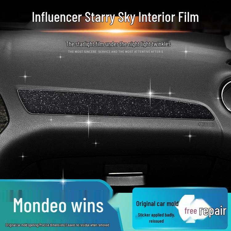 Starry Sky Matte Film for 07-13 Mondeo Interior Modification - Damage-Free Replacement