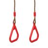 Children Adult Pull Up Rings Plastic Trapeze Swing Triangular Gym Fitness Sports Toy