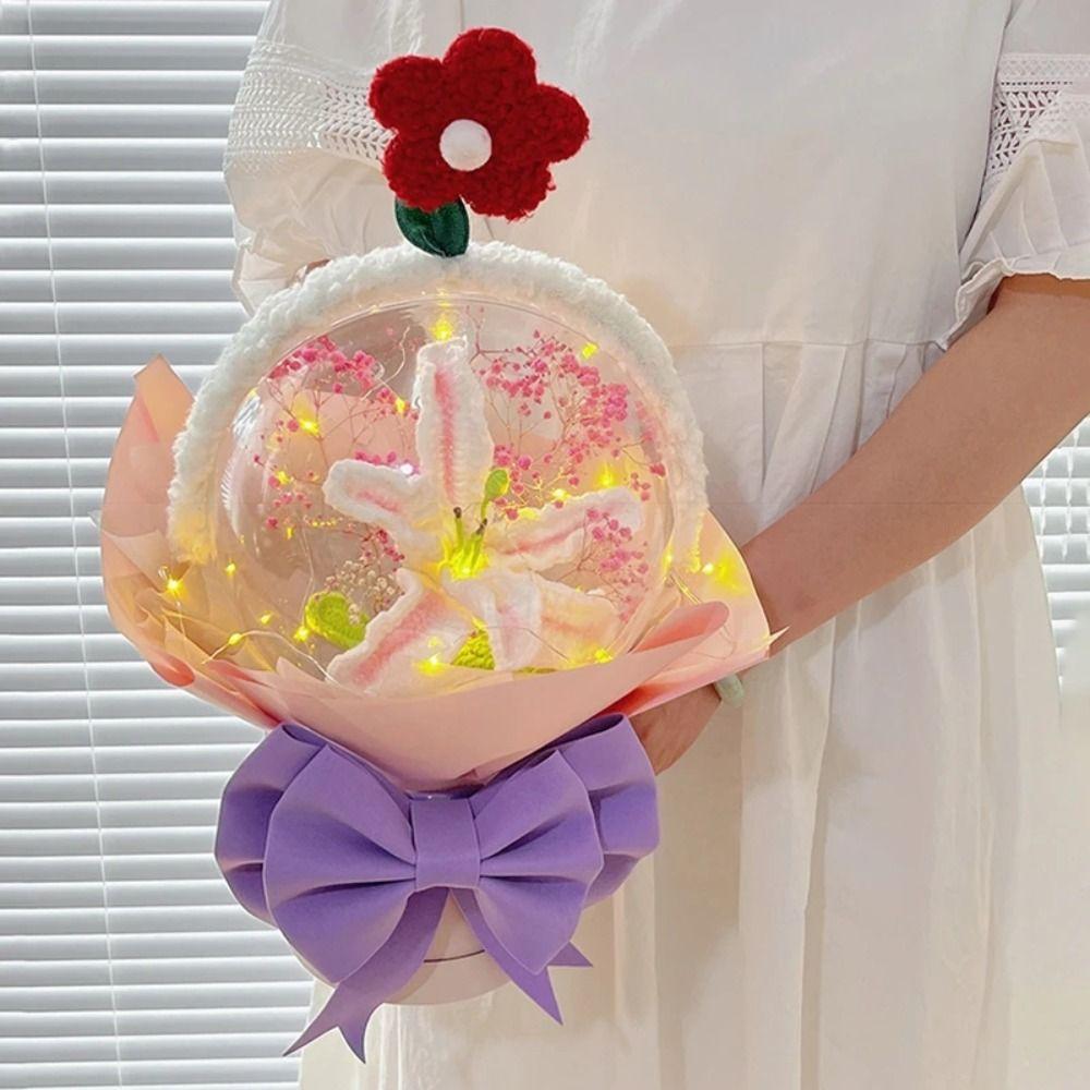 Transparent Flower Packing Box Acrylic Flower Bouquet Ball  Wedding Birthday Party Decorations