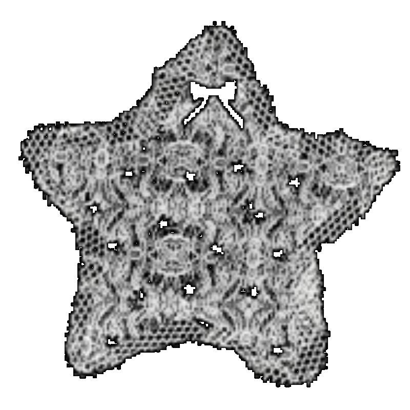 Black Loose Fit T Shirt With Star Mandala Print For Casual Wear