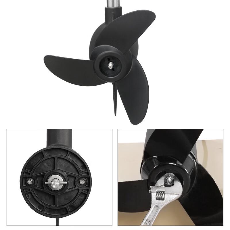 WEZHO 12V Elektrischer Bugstrahlruder Propeller