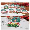 2Pcs/Set 2026  Christmas Hair Accessories Girls Festive Santa Claus Hair Ties Cute Red Hairpin Kid Holiday Party Hairpins