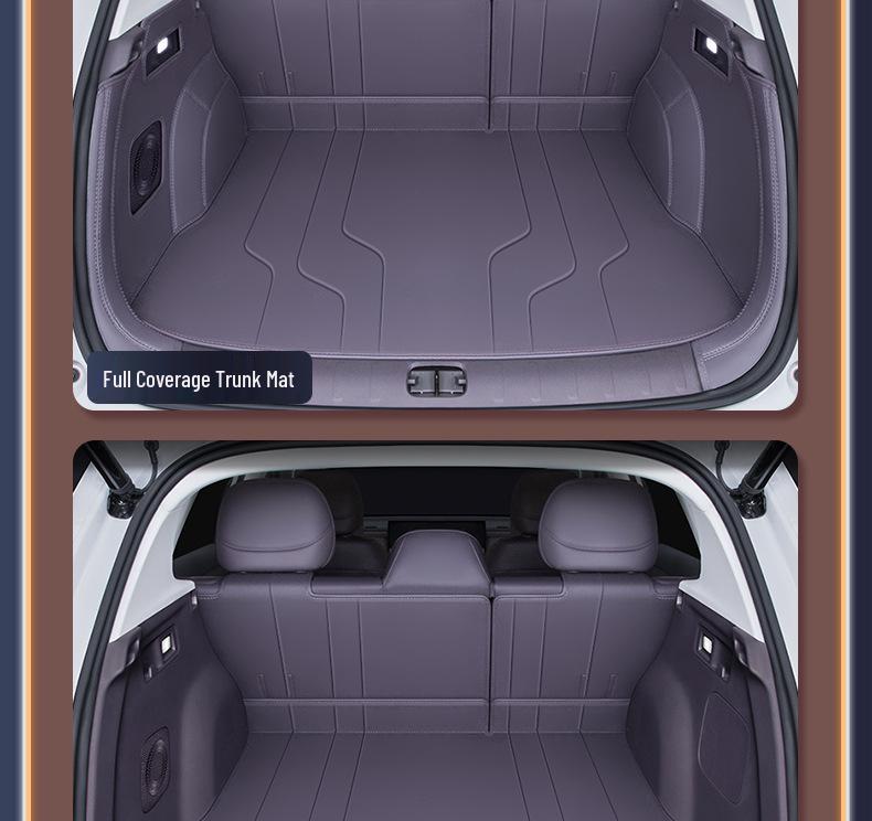Leapmotor B10 Trunk Mat: Full Coverage Tail Box Mat for 2025 Model - Car Interior Decoration