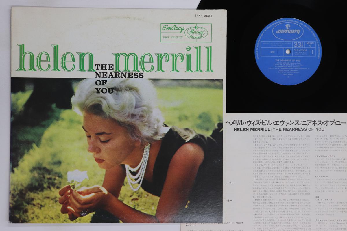 

LP Record HELEN MERRILL - Nearness Of You SFX10504 MERCURY 1977 Japan Jazz Used