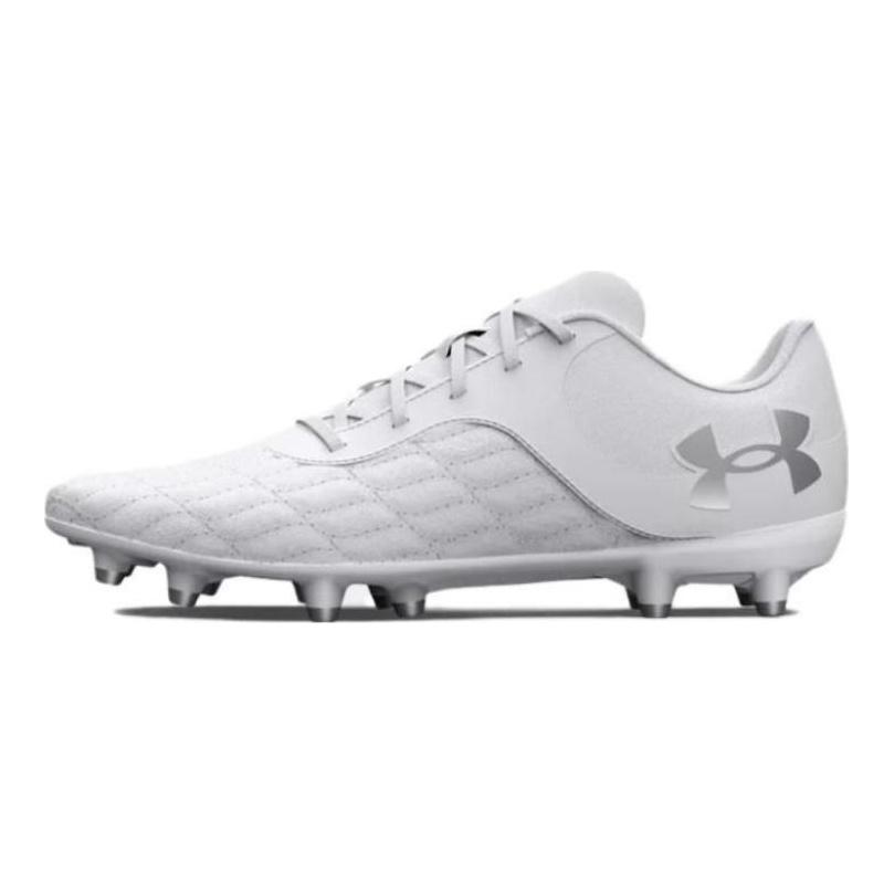 Under Armour Magnetico Select 3 FG Weiß Metallic-Silber Unisex-Sneaker 3027039-100