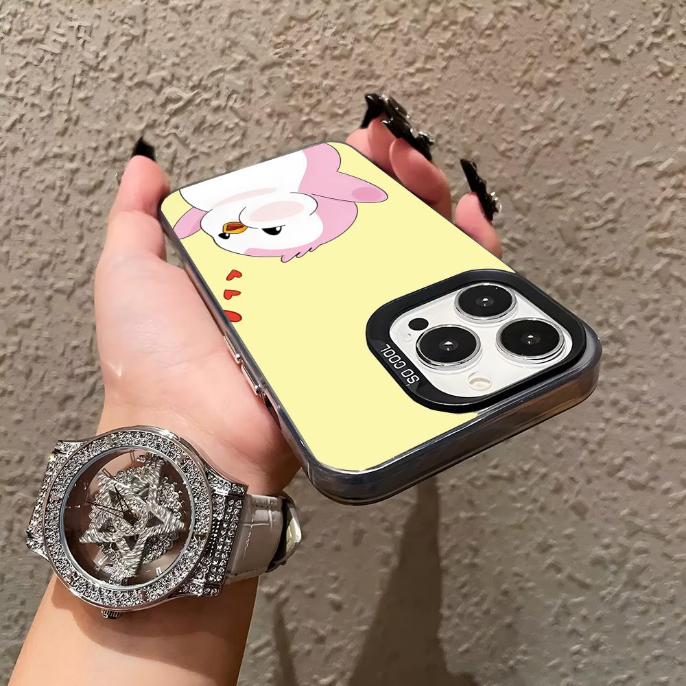 Pudgy Penguins Art Phone Case Matte Colored Silver For Iphone 17 Air 16 15 14 Pro 13 12 Plus 11 7 8 Max Luxury Cover