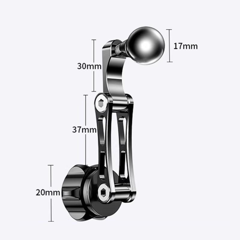 Rotating Ball Head Extenders  Ball Joint Extension Arm Adjustable for Car Air Outlet Vent Phone Stand & Map  Mount Holder