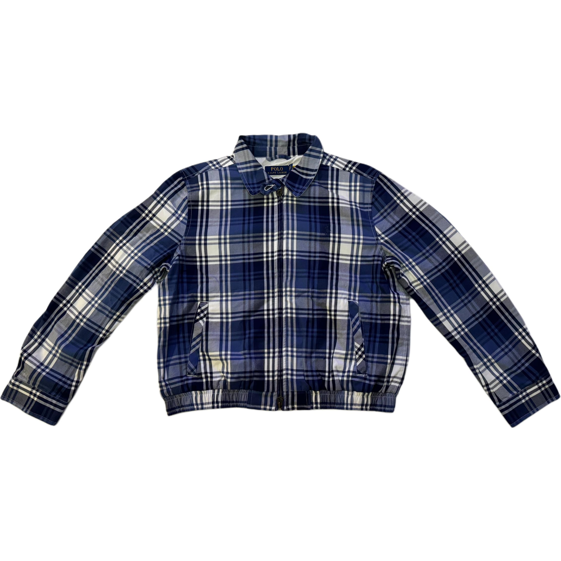 

Polo Ralph Lauren Клетчатая хлопковая куртка-поло с длинным рукавом для женщин 211900440-001 L