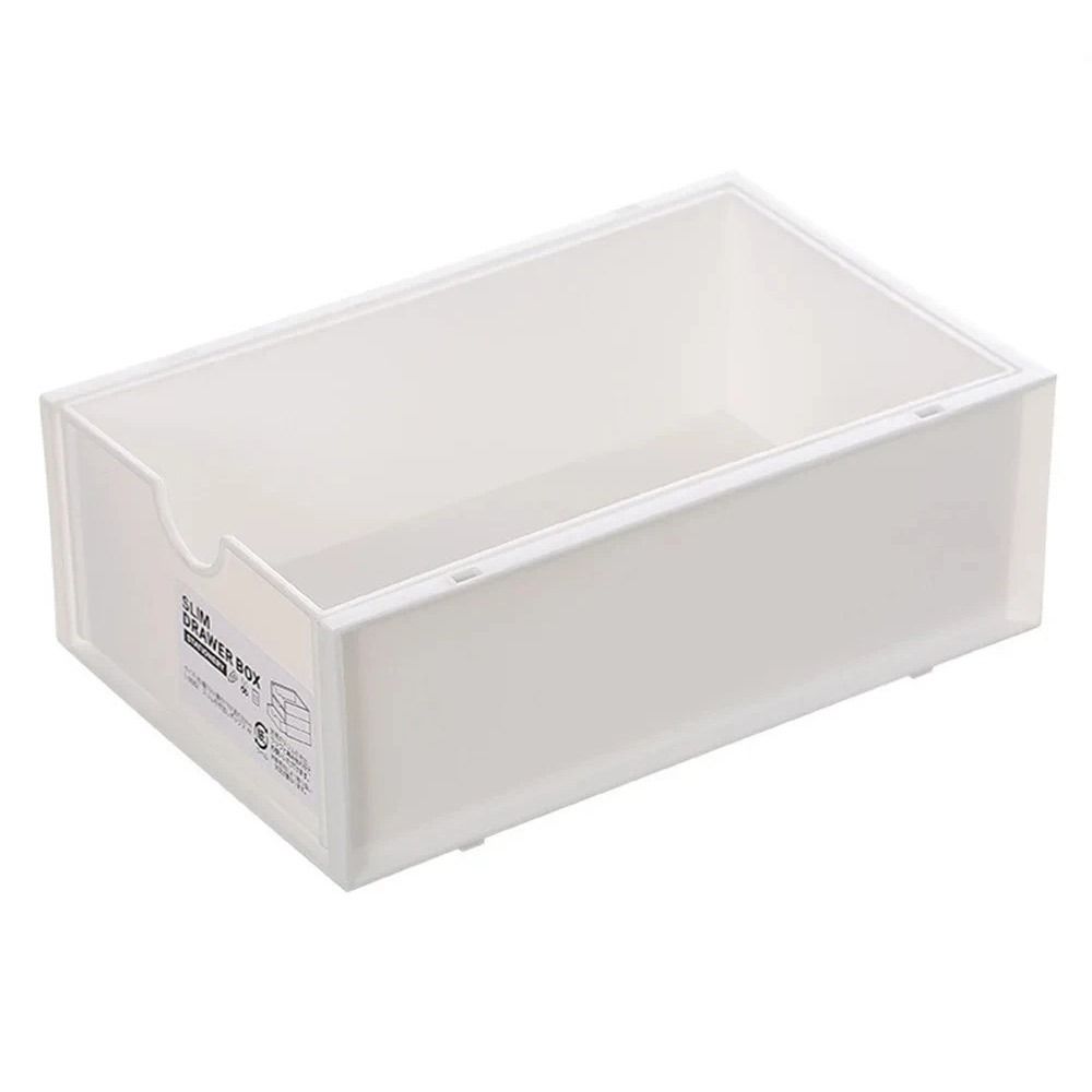 

1 шт., ящик для хранения домашней полки, мини-органайзер для всякой всячины, косметическая сортировочная коробка white