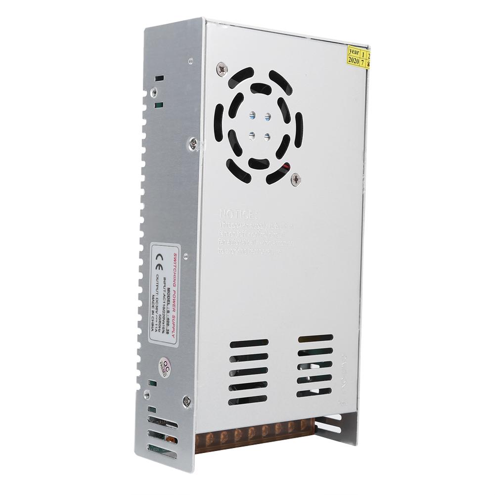 

Импульсный источник питания Драйвер Адаптер Алюминиевый сплав DC36V Светодиодная экранная лента 3D-принтер(С-400-36(36v 11a