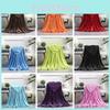 Luxurious Warmth With 22 Solid Colors Flannel Plush Fleece Blanket For Comfort
