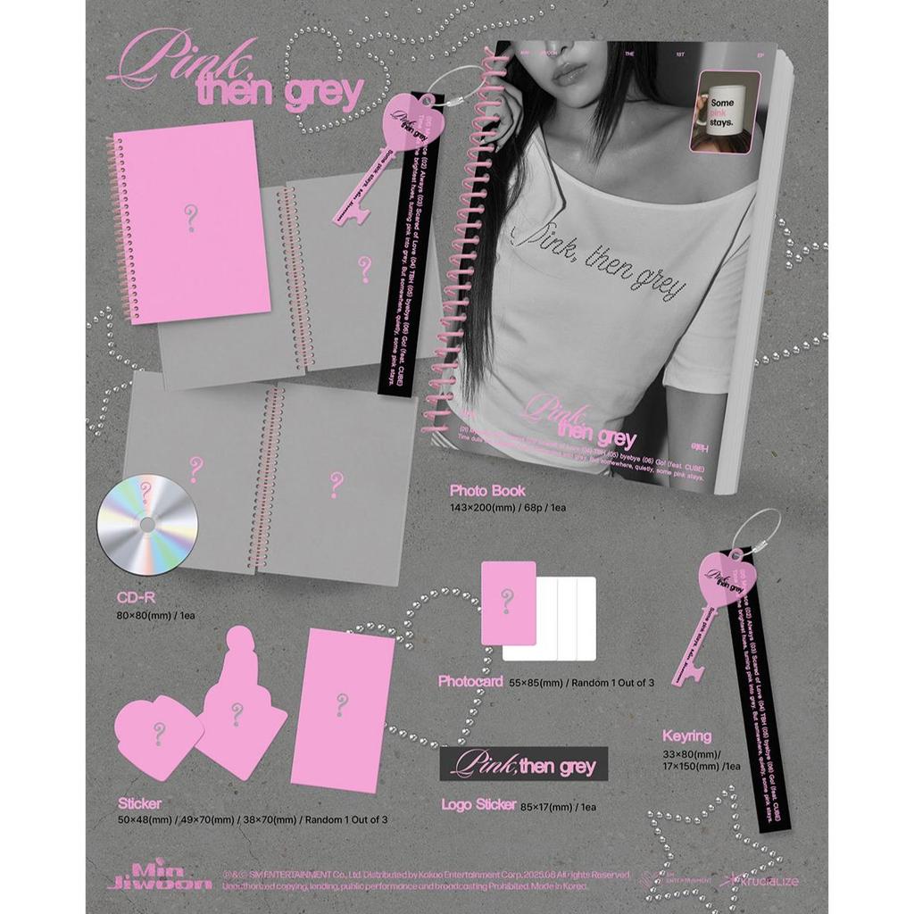 Min Jiwoon [Růžová, pak šedá] 1. EP album