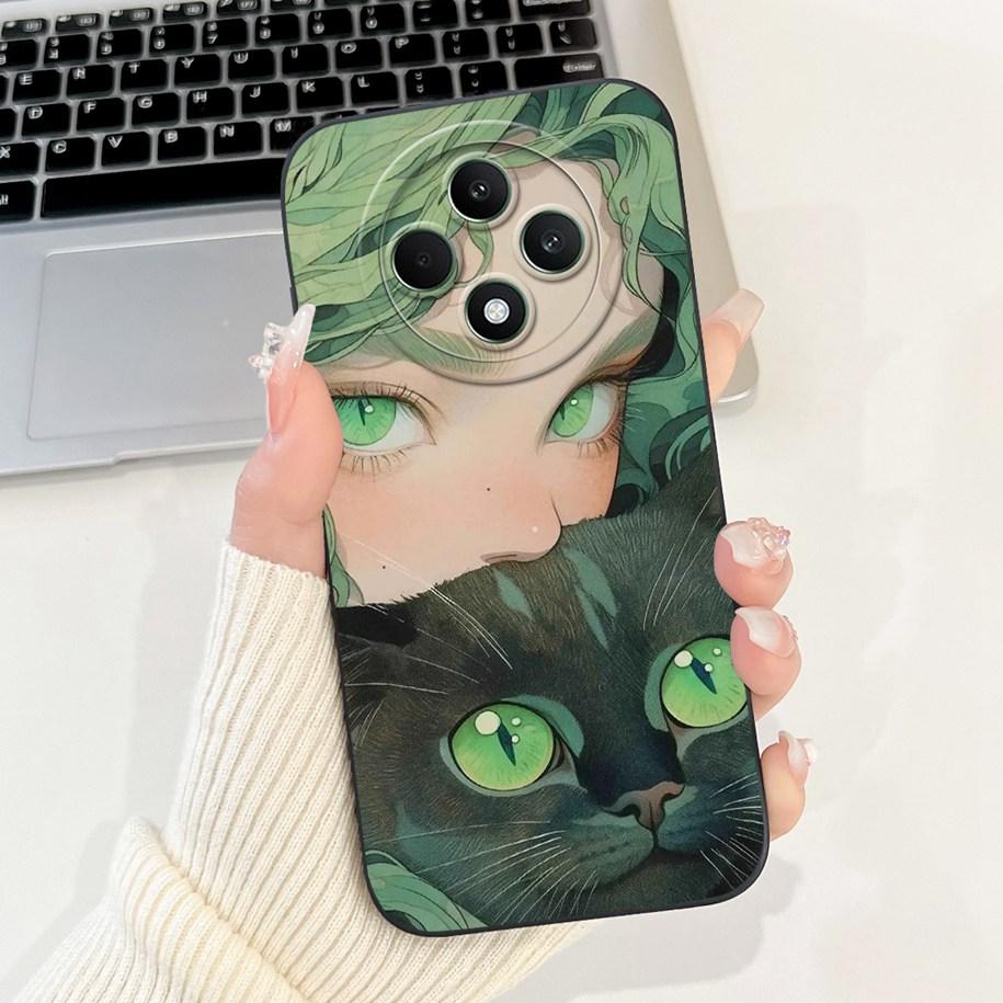 For OPPO Reno 12F 5G Case CPH2637 Lovely Panda Rabbit Liquid Silicone Durable Back Cover For OPPO Reno12F Reno12 FS F27 5G Coque