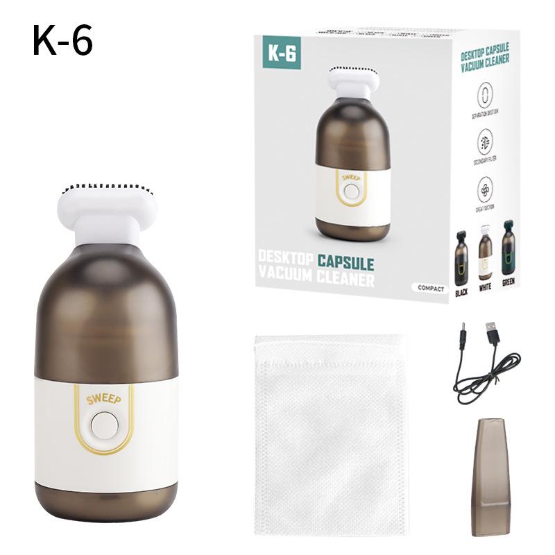 USB Rechargeable Mini Desktop Vacuum Cleaner for Eraser Crumbs and Keyboard Dust Removal